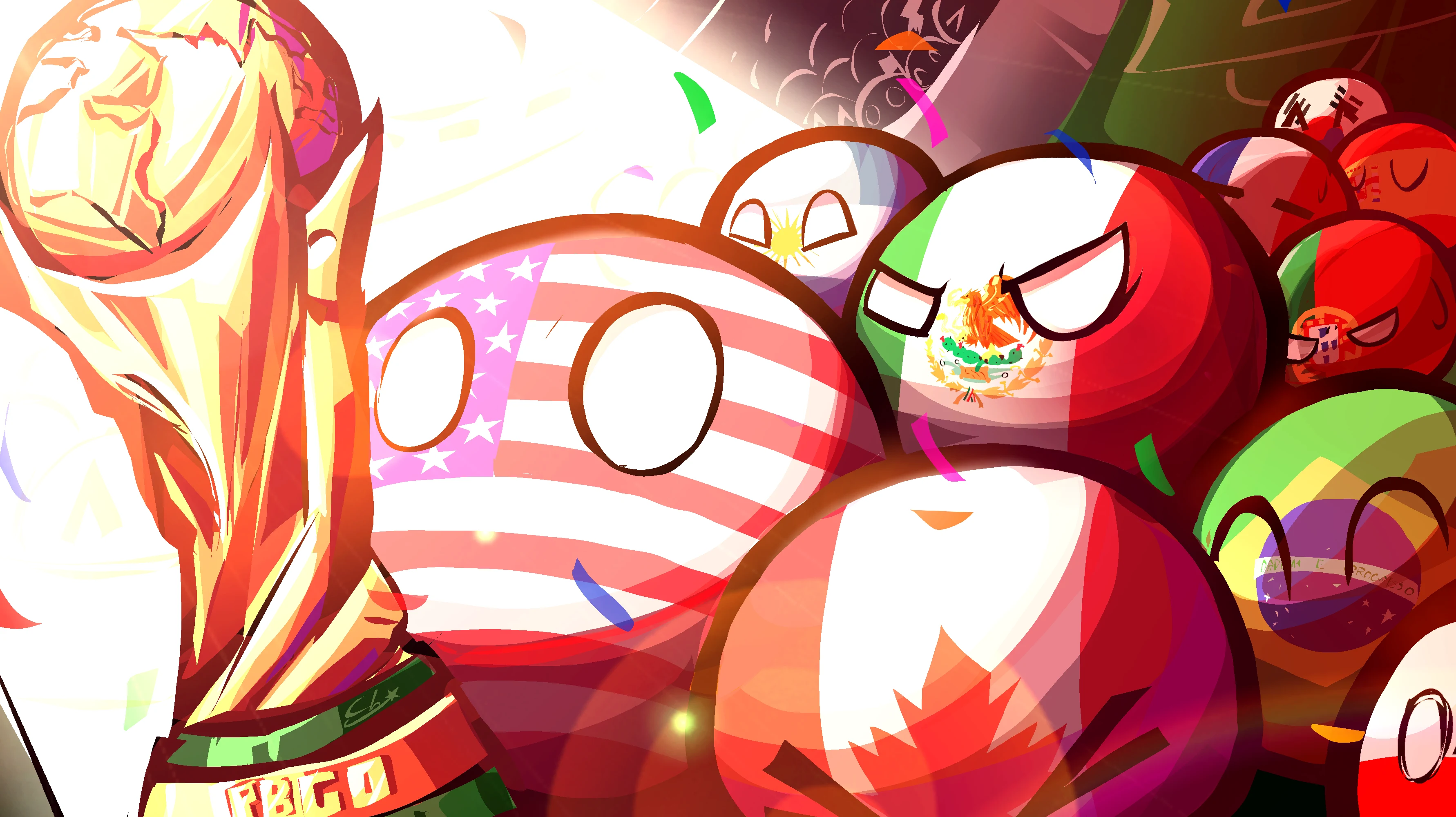 Countryballs World Cup Banner